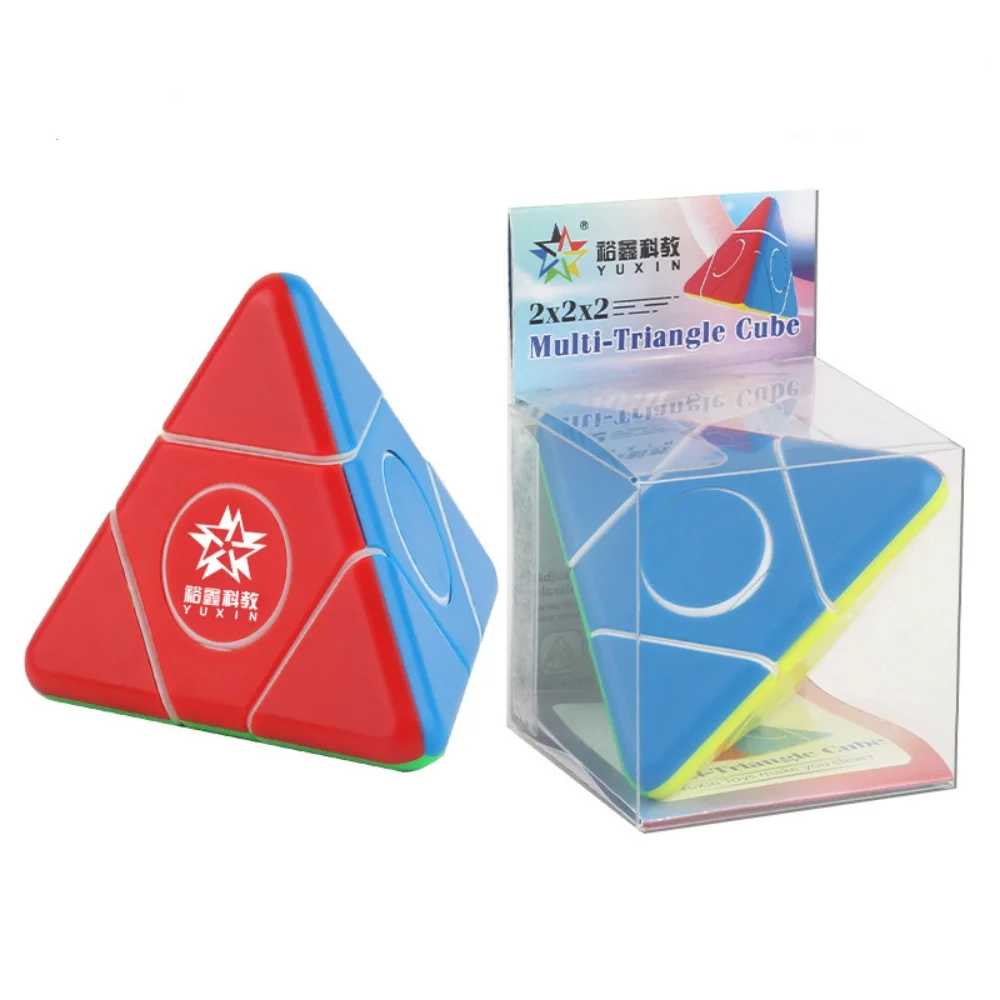 YuXin 2x2 Пирамида странной формы магический куб профессиональная скоростная