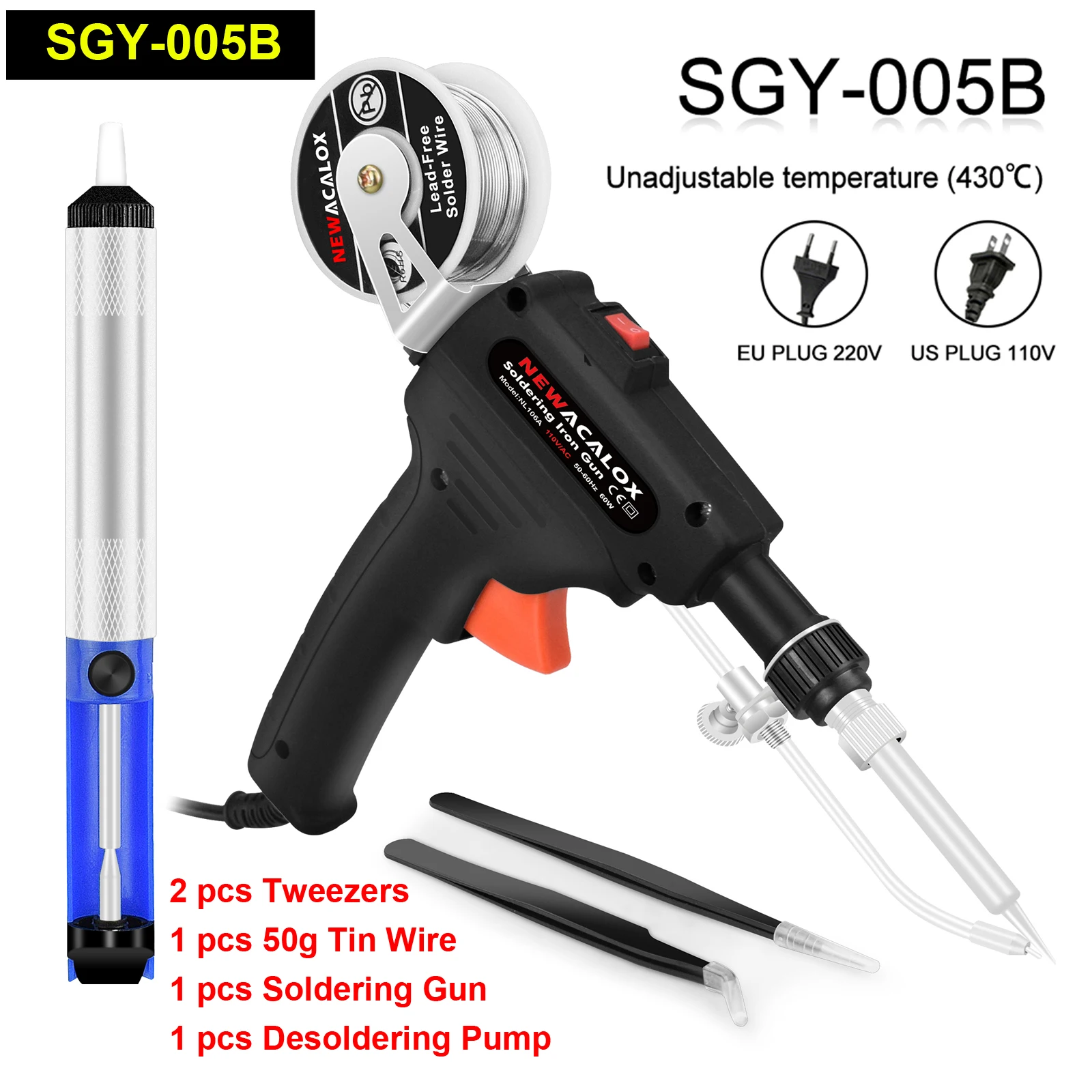 

Паяльник NEWACALOX 60 Вт 220В