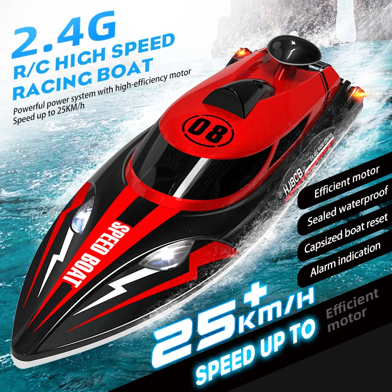 Hj808 высокоскоростная лодка с дистанционным управлением водная игрушка