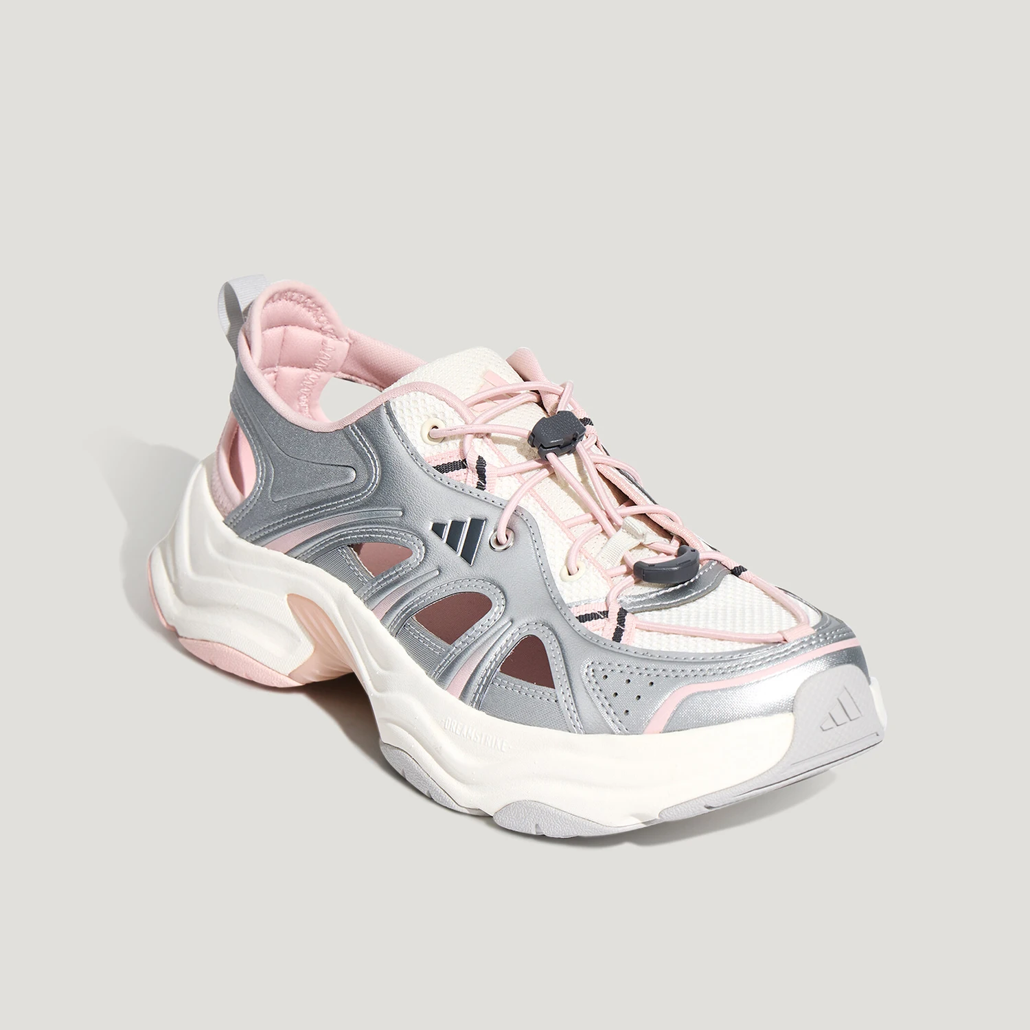 Фото Оригинальные летние женские сандалии Adidas на толстой подошве, модные повседневные, модель LA1994. №2