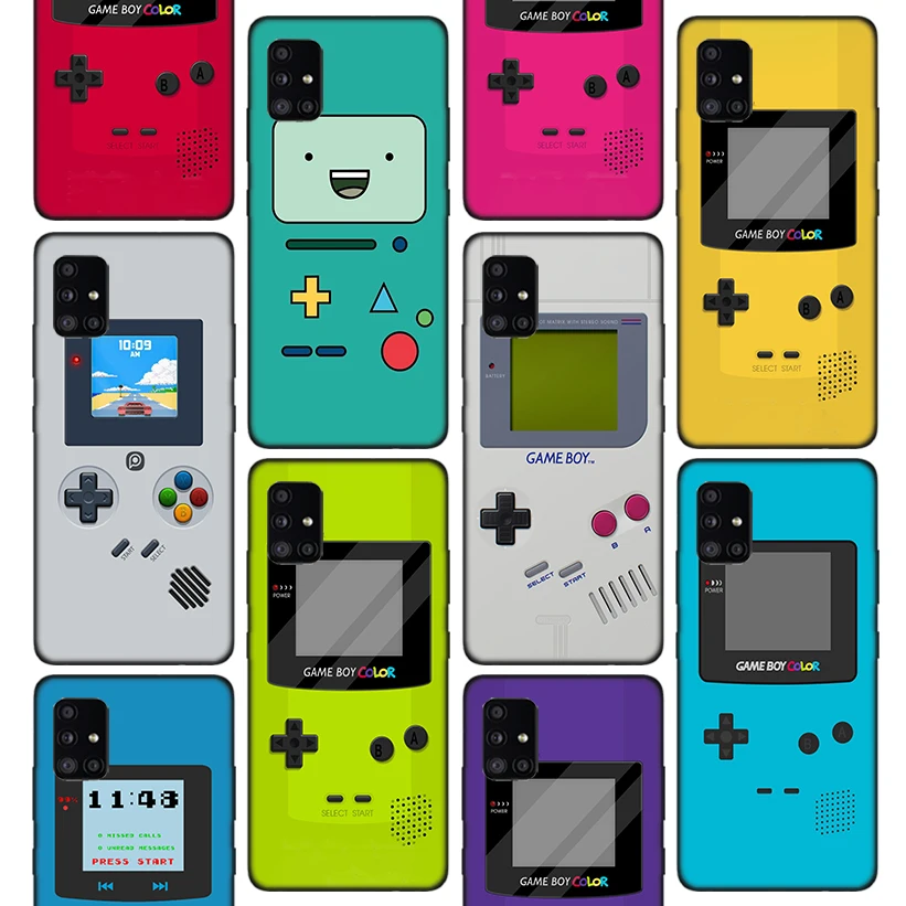 Gameboy Boy Game Phone Case For Samsung Galaxy A51 A52 A71 A72 A42 A32 A22 A12 5G A02S A31 A21S M12 M21 M31S M32 Cover Coque