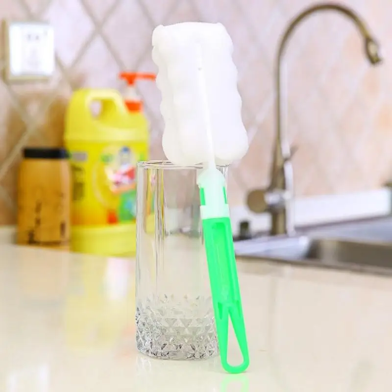 

Detachable Water Bottle Brush Long Handle Sponge Scrubber Cleaning Utensils Kitchen Accessories Thermos Glass Cup Washing Tools