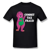 Commit Tax Fraud T Shirts Men Women Printed Cotton Tees Men's Graphic T-Shirt Rugged Outdoor Collection