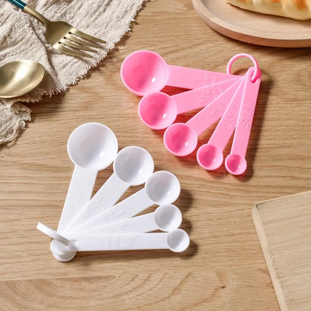 

5pcs Kitchen Measuring Spoons Teaspoon Coffee Sugar Scoop Cake Baking Flour Measuring Cups Kitchen Cooking Tools Kitchen Gadgets