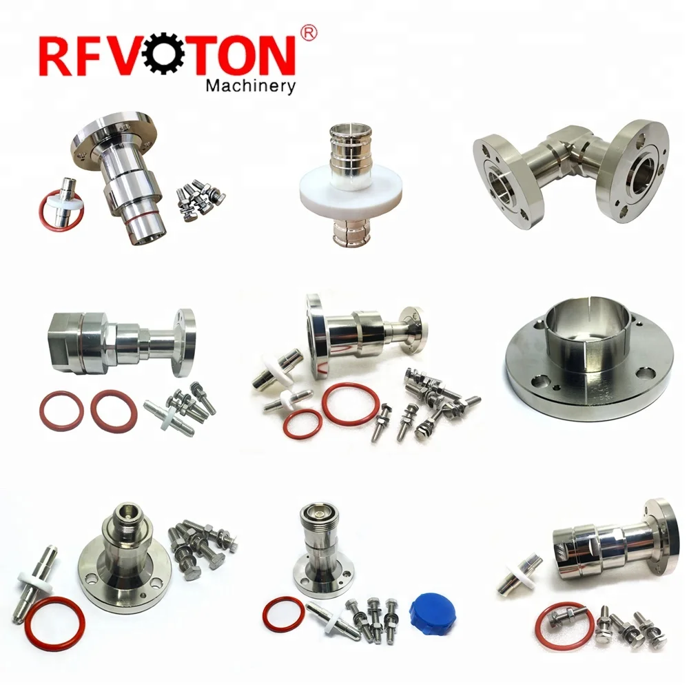 

1-5/8 eia flange connector to 7/16 din female connector