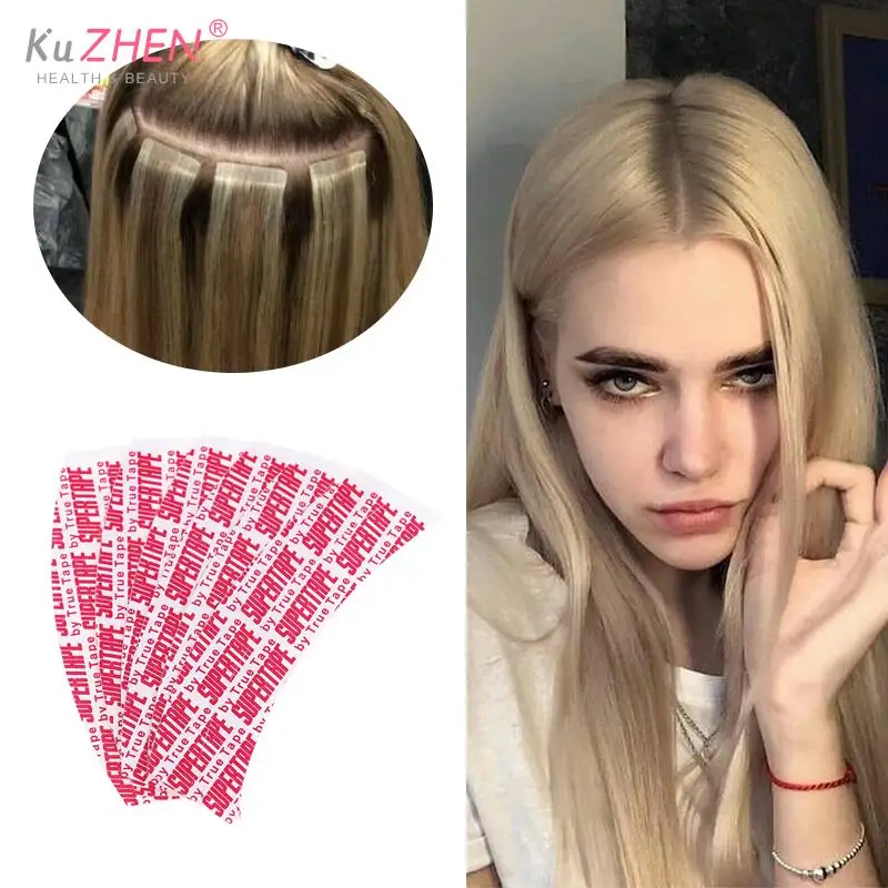 

36pcs/lot Supertape Waterproof Hair Tape Double Side Adhesive Super Tape For Lace Wig Toupee Replacement Hairdresser Accessories