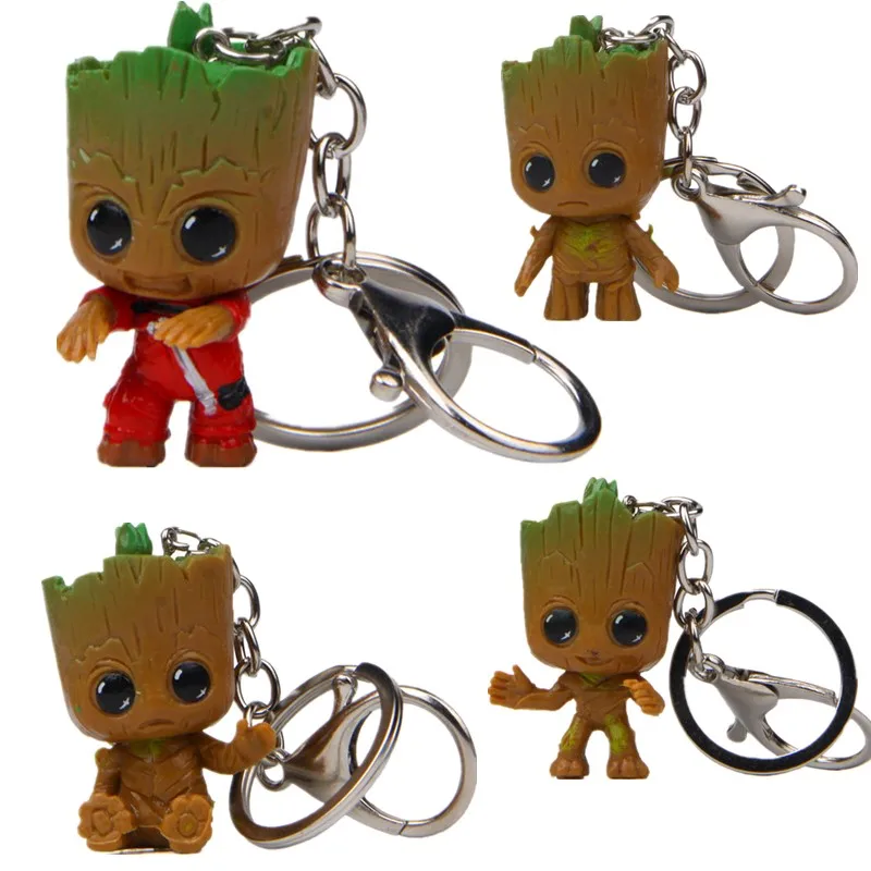 Брелок с персонажами фильма стражи Галактики косплей Супергерой Грут брелок