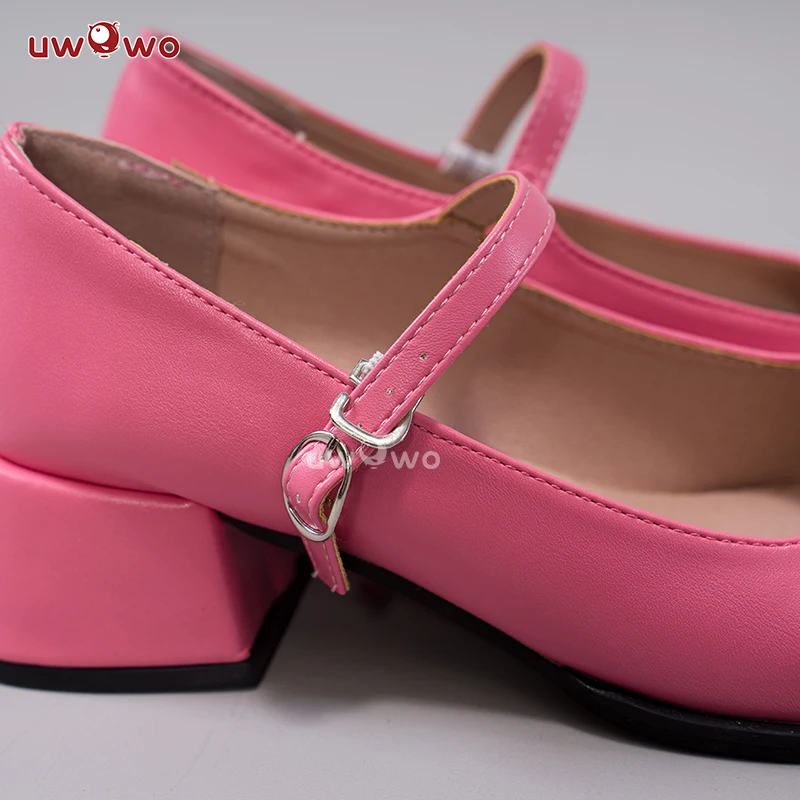 Обувь для косплея UWOWO Rubyy Hoshinoo Idoll Stagee Performance Ver. Кожаные ботинки на высоком каблуке