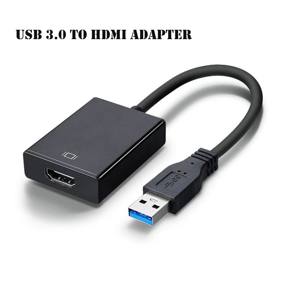 

Видеоадаптер HD 1080P с USB 3,0 на HDMI, мультидисплейный графический адаптер для ПК, ноутбука, проектора, HDTV, ЖК-дисплей с бесплатным Драйвером