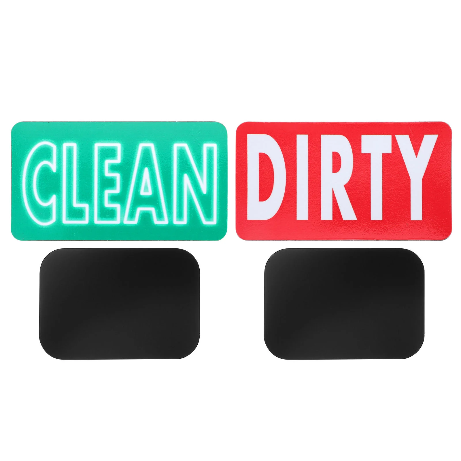 

Clean Dirty Indicator Dish Washer Sign Label Stickers No Scratches Double Side Magnetic Paper Fridge Sided Dishwasher