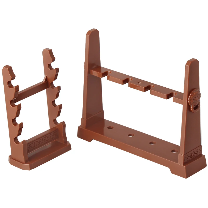 MOC держатель инструментов Строительные блоки Средневековый солдат Рыцарь