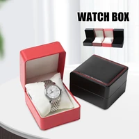 watch storage box with pillow single watch gift cases jewelry bangle bracelet watch gift box for men women display organizer