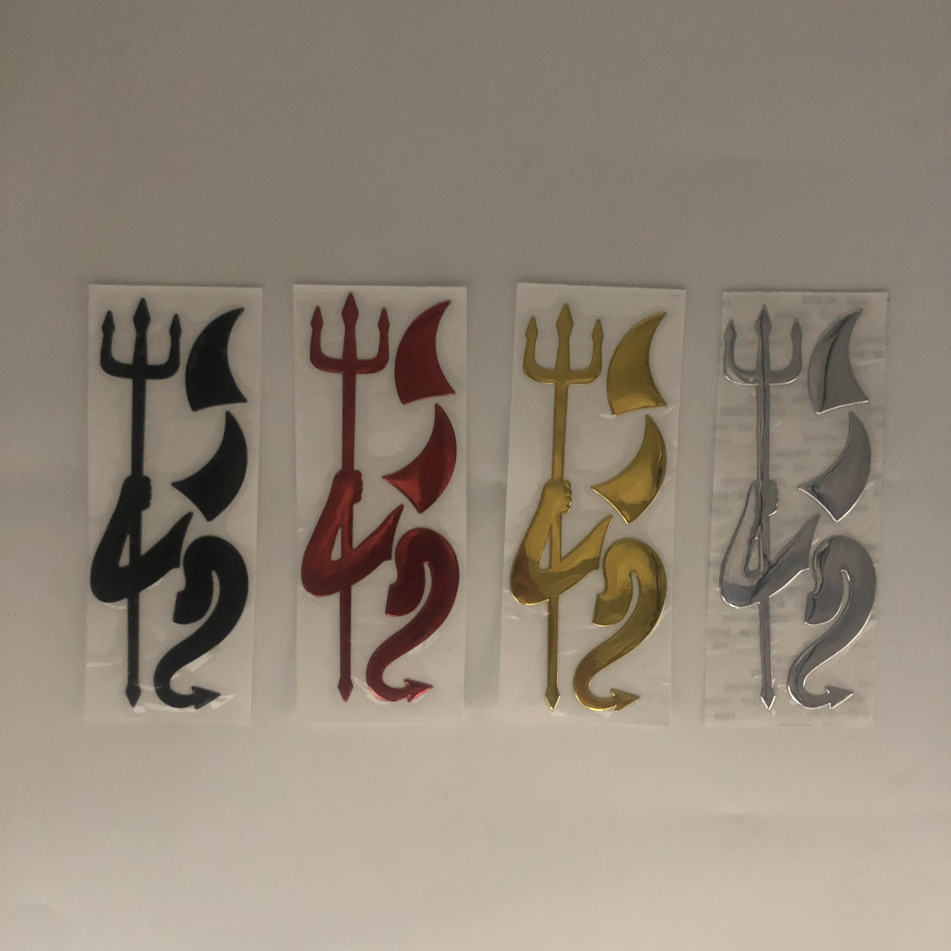 1 шт. автомобильная 3d-эмблема в виде дьявола |