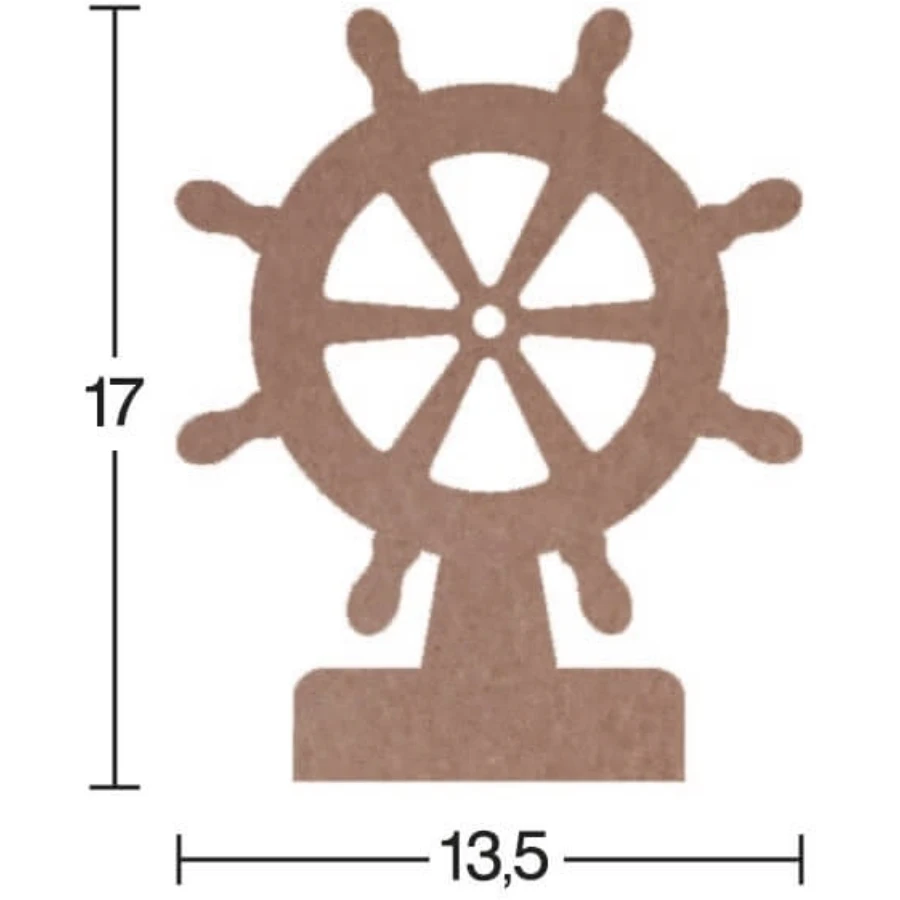 Безделушка для руля H48 фигурный деревянный объект 18 мм | Дом и сад