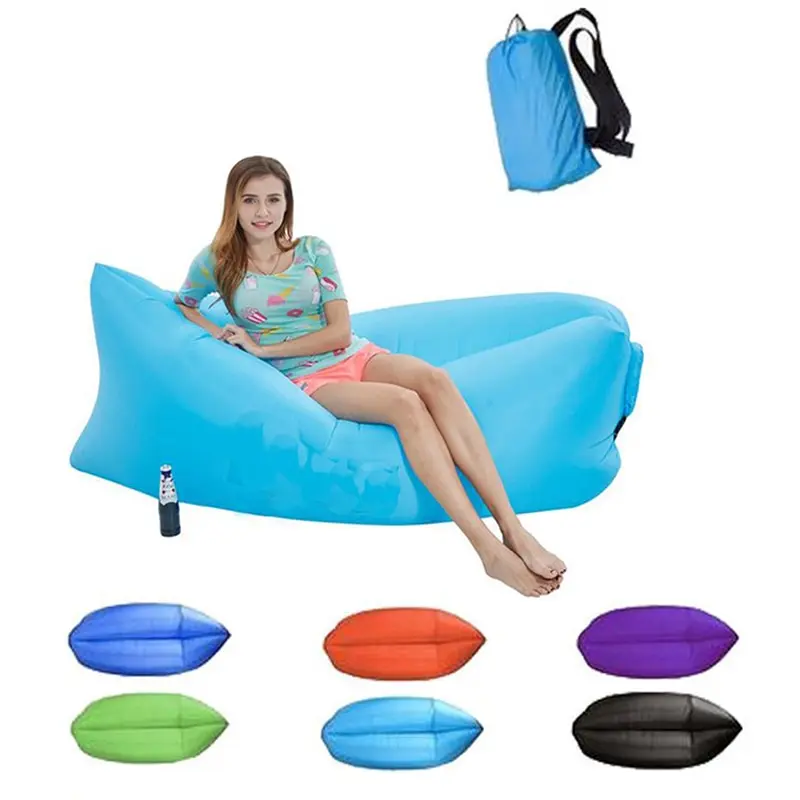 

New 1PC Portabl Camp Camping Inflatable Foldin Chair Inflatable Sofa Air Mattresses For Camping, Outdoor Barbecue