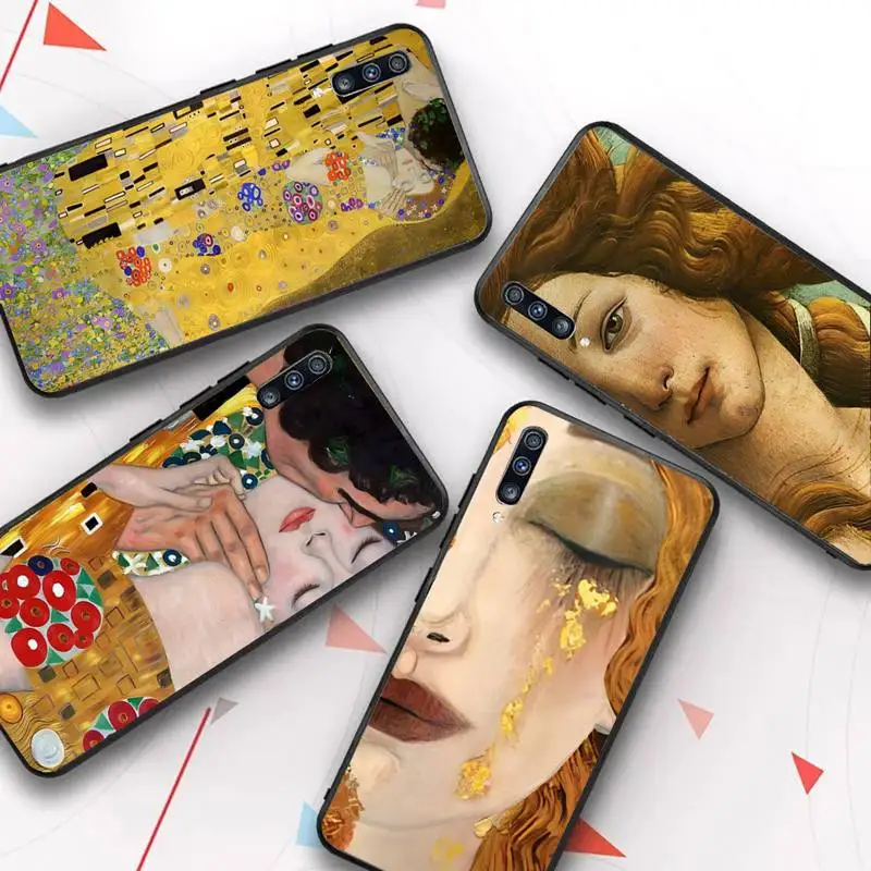 

Kiss by Gustav Klimt Phone Case for Redmi 8 9 9A for Samsung J5 J6 Note9 for Huawei NOVA3E Mate20lite cover