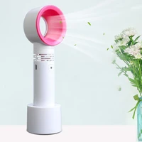 portable air conditioning handheld fan bladeless fan usb rechargeable fan desktop fan