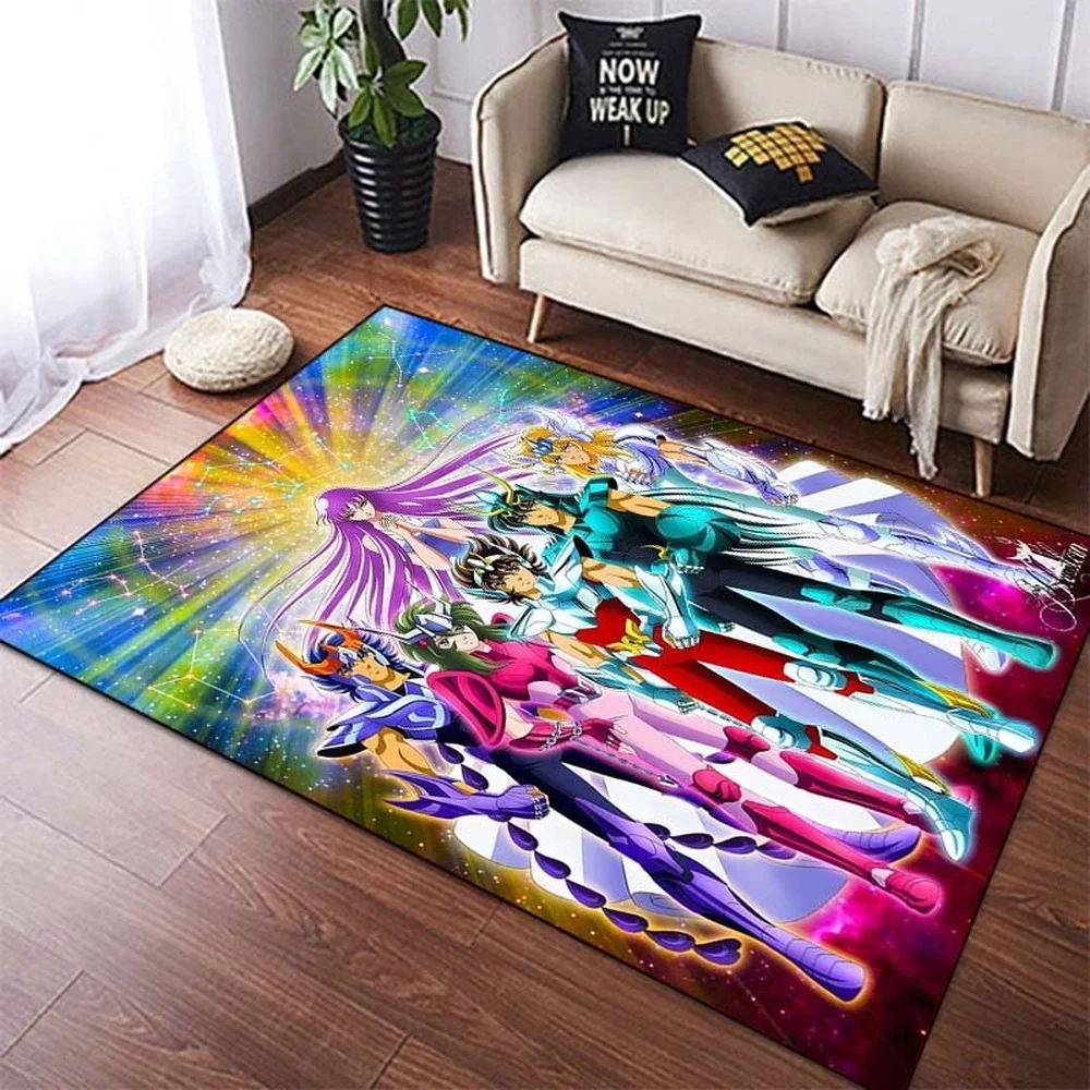 

CLOOCL Anime Zodiac Knights Carpet 3D Printing Floor Mat Living Room Bedroom Kitchen Carpet Soft Flannel Carpet Drop Shipping