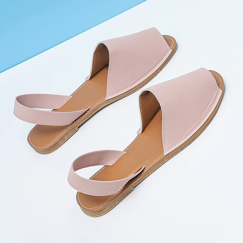 

Новинка 2022, модная женская обувь, женские кожаные дышащие и удобные сандалии с бородкой