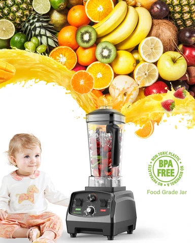 BioloMix 3HP 2200W мощный блендер для смузи и супов — фото устройства