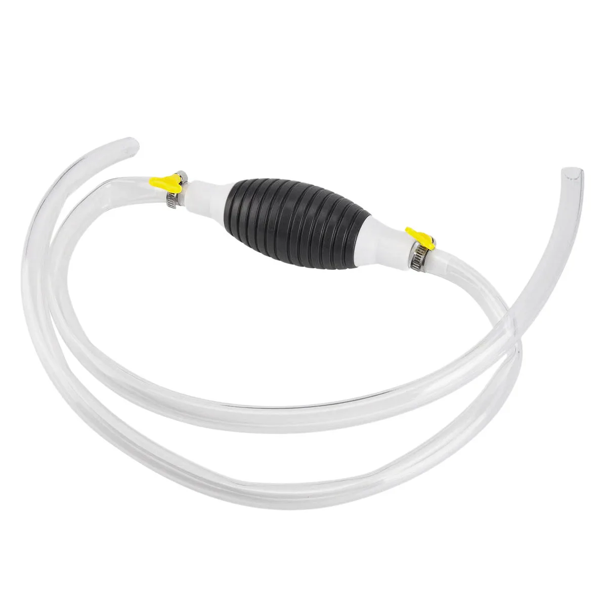 

2M High Flow Siphon Hand Pump Portable Manual Car Fuel Transfer Pum for Gas Gasoline Petrol Diesel-Oil Liquid Water Fish Tank