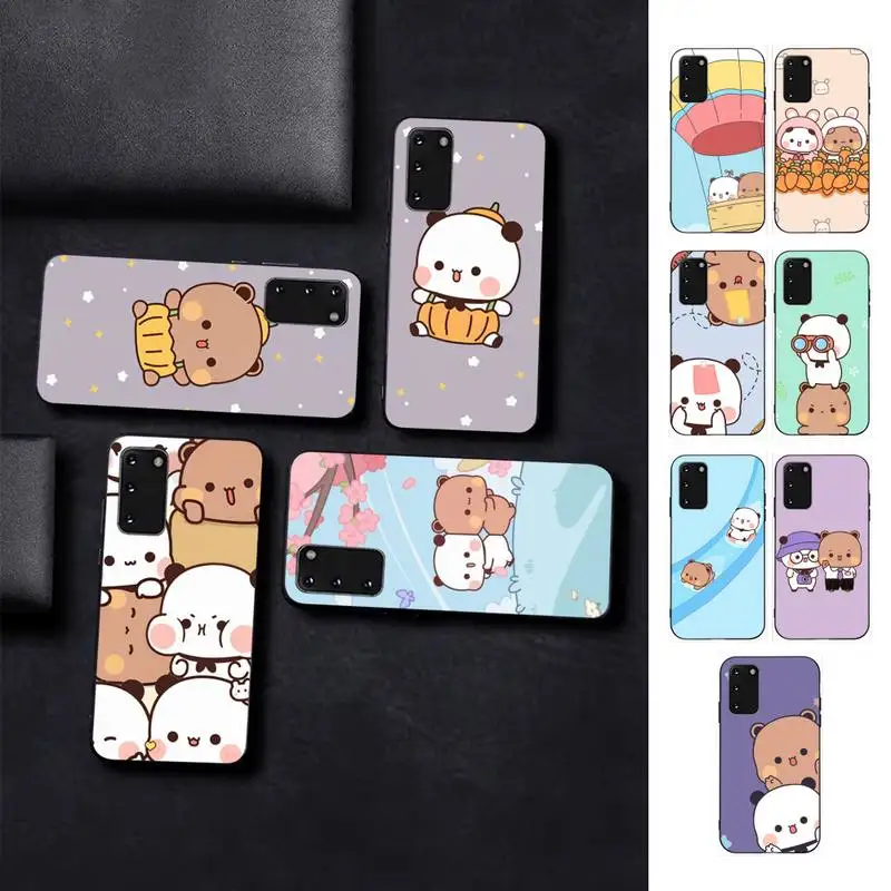 

Bubududu Panda Phone Case for Samsung S10 21 20 9 8 plus lite S20 UlTRA 7edge