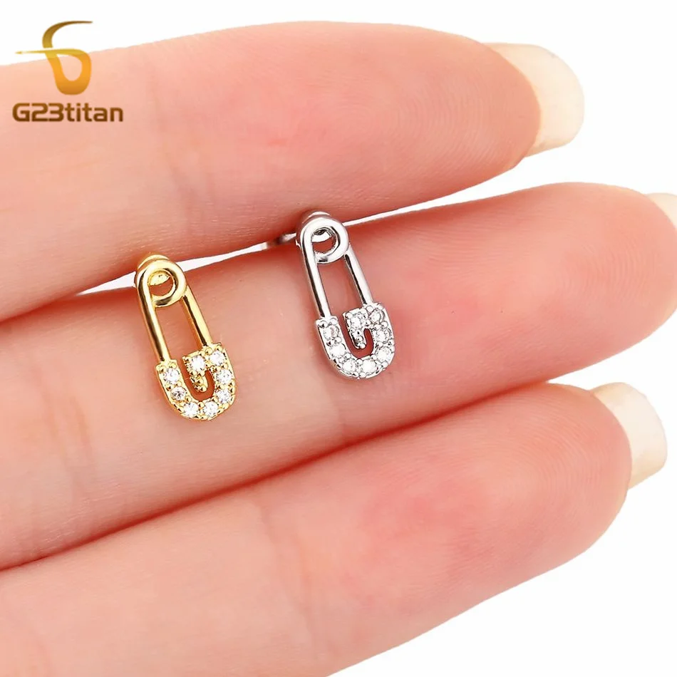 G23titan уникальный дизайн безопасные шпильки серьги-гвоздики для защиты от козелка