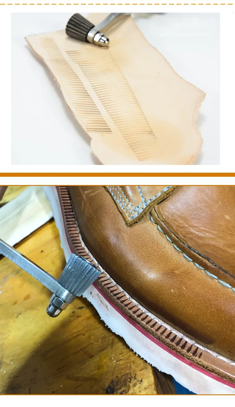 Кожевенное ремесло сапожник подошва кромка рельефное колесо инструмент для