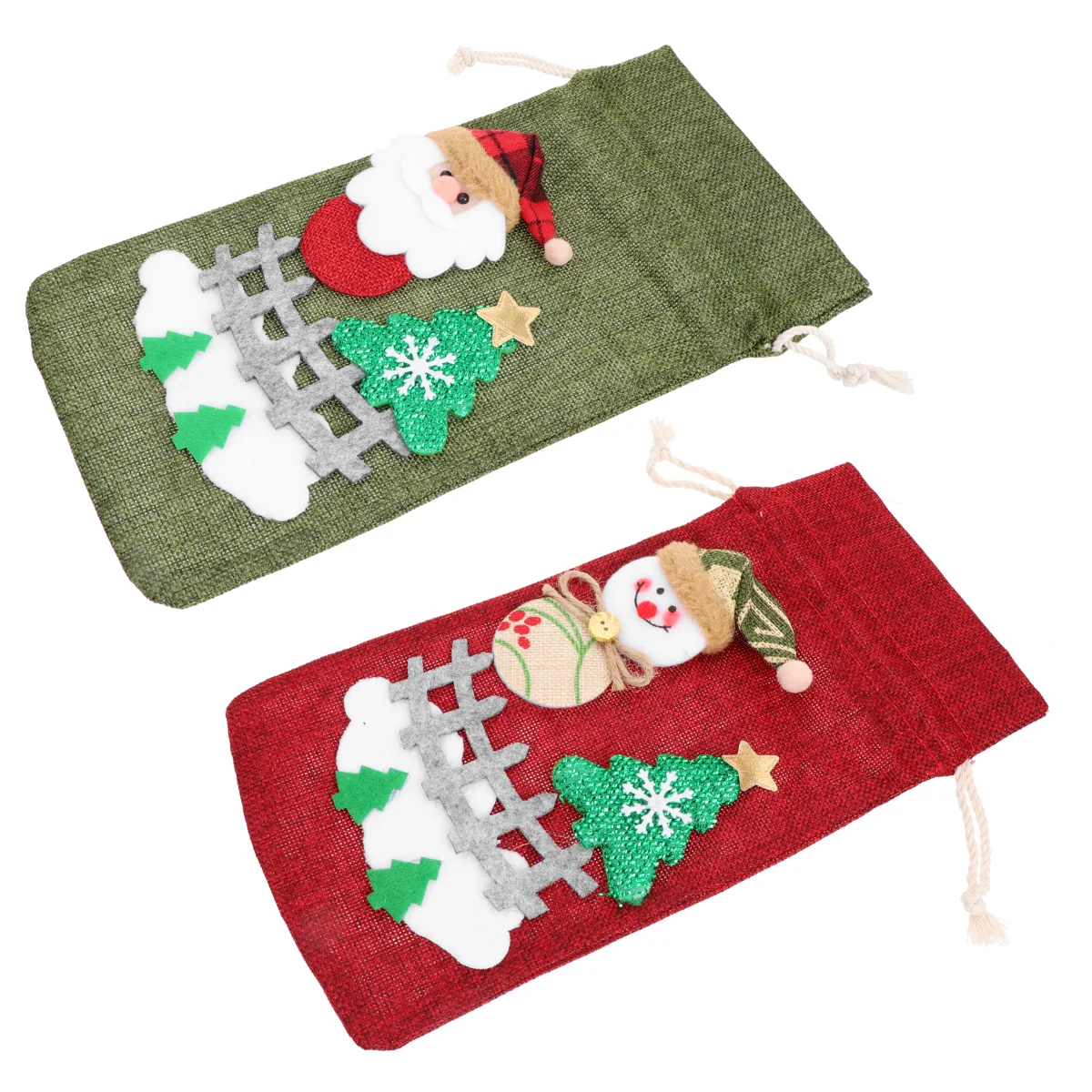 

2pcs Bottle Decoration for Christmas Party Bottle