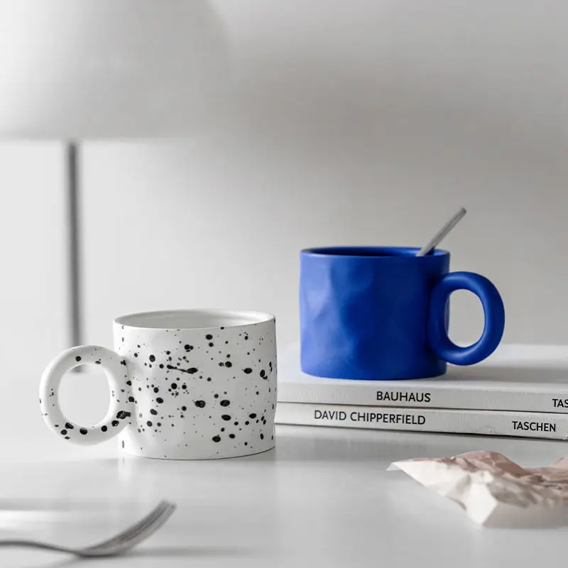 

Mug with Lid Good-looking Drinking Cup Male and Female Cups Ceramic Cup