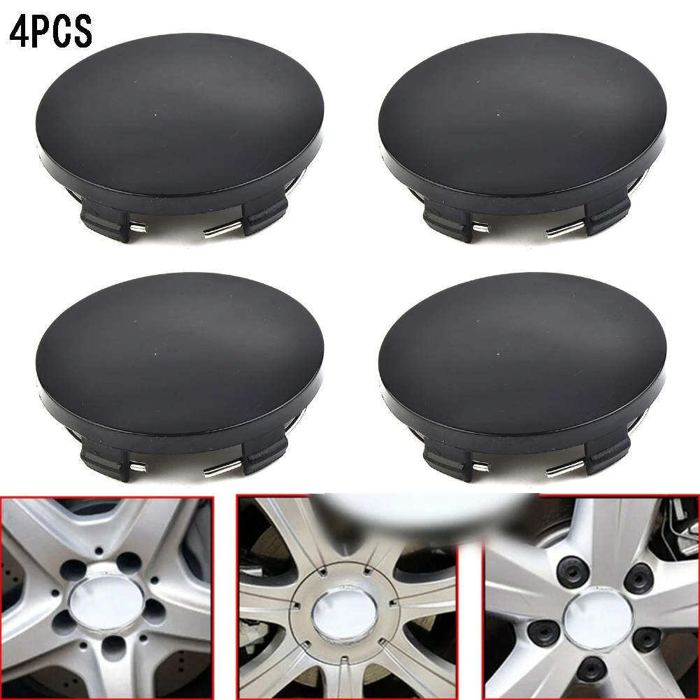 

4pcs Car Hub Universal Wheel Cover Center Cover Smooth Arc 60MM Tire Cover Electroplating R60 For Most Cars, Trucks Or Other Veh