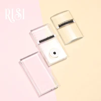 risi eyelash display crystal table professional crystal glass adhesive glue palette eyelash extensions