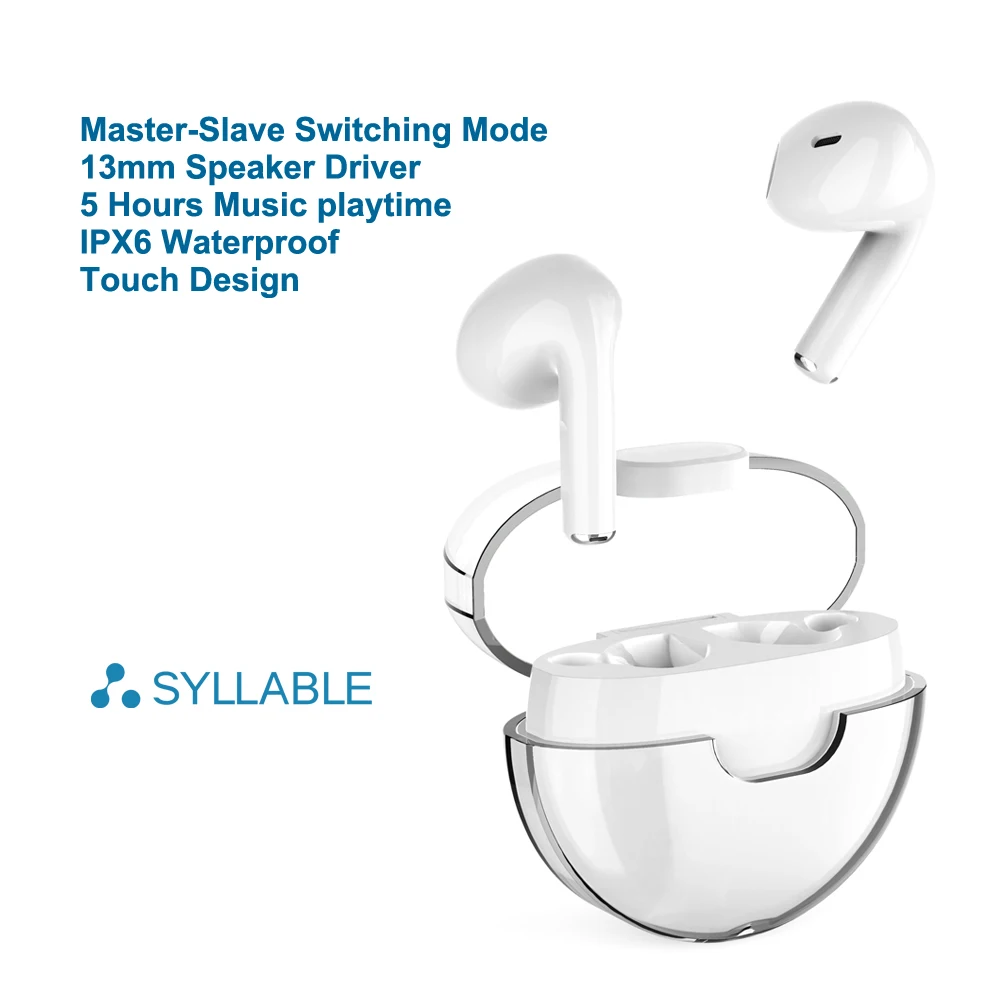 

TWS-стереонаушники SYLLABLE J9, 5 часов работы