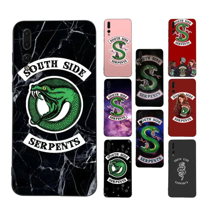 

American TV Riverdale Painted LOGO Phone Case Soft Silicone Case For Huawei P 30lite p30 20pro p40lite P30 Capa