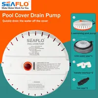 SEAFLO 1000GPH Automatic Swimming Pool Cover Pump 115 V Submersible Pump for Pool Marine RV