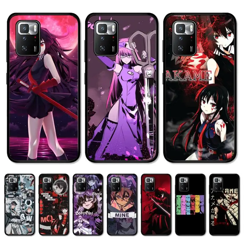 

Anime Akame Ga Kill Phone Case For Redmi Note 10 9 8 6 Pro 8T 5A 4X X 5 Plus 7 7A 9A K20 Cover