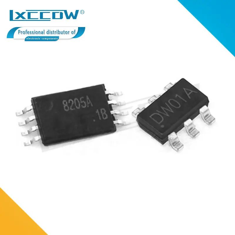 

20 шт. (DW01 + 8205A) каждая 10 шт. FS8205A FS8205 комбинация фотоэлементов Защитная микросхема