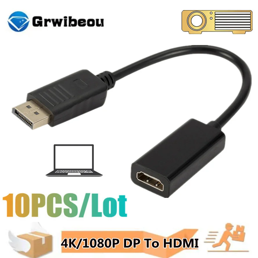 

10 шт., переходник «штырь-гнездо» для ноутбука HP/DELL