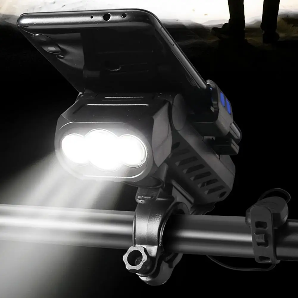 

Lightweight 1 Set Excellent 3 Colors Bike Headlight High Brightness for Outdoor