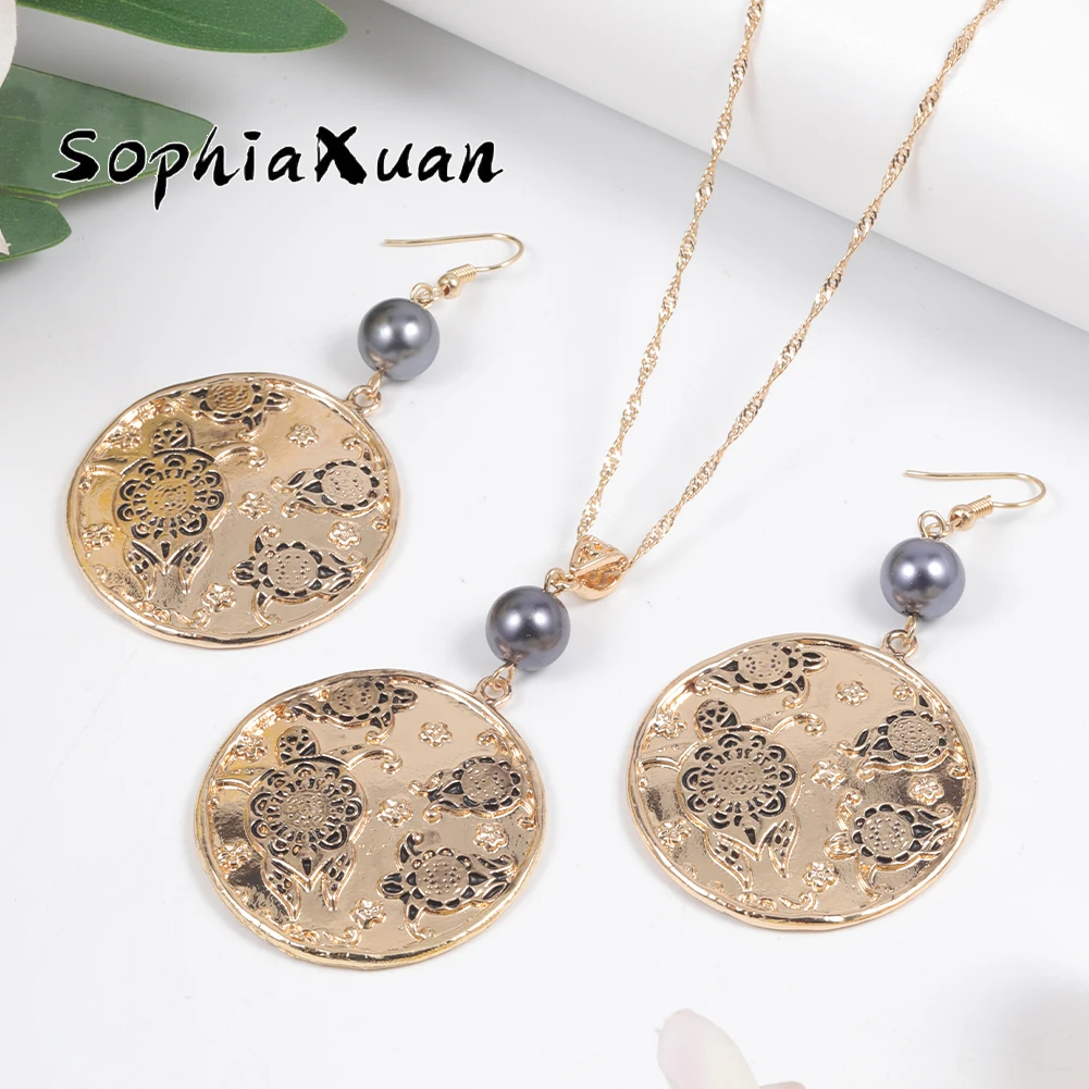 

SophiaXuan Elegant Women's Jewelry Sets Fashion Necklaces 2022 Woman Luxury Earring Particular Designer Bridesmaid Gift Chokers