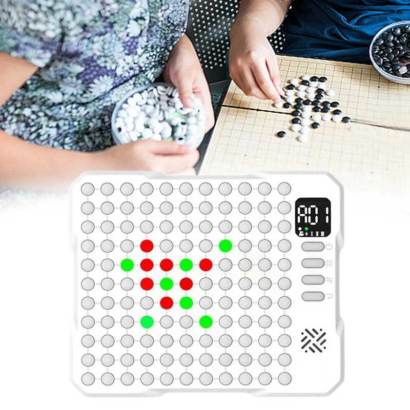 Фото Электронная настольная игра AZ-14-в-1 Smart Gomoku Go: интерактивная игра-головоломка с ИИ для тренировки мышления, для детей и взрослых №2