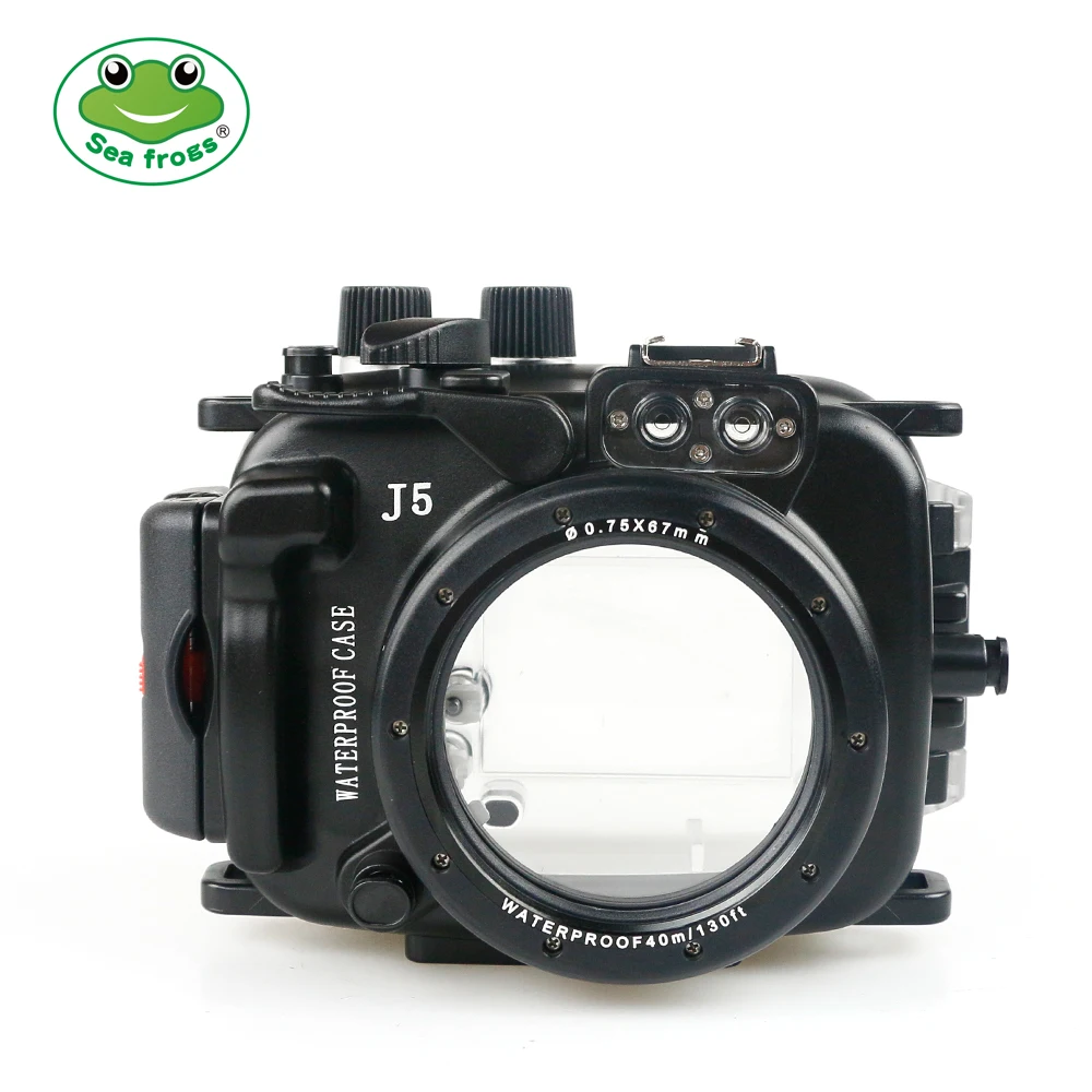 

Seafrogs Waterproof Camera Housing With 67mm Thread For Nikon J5 10mm 10-33mm Lens Underwater Case 40m Depth