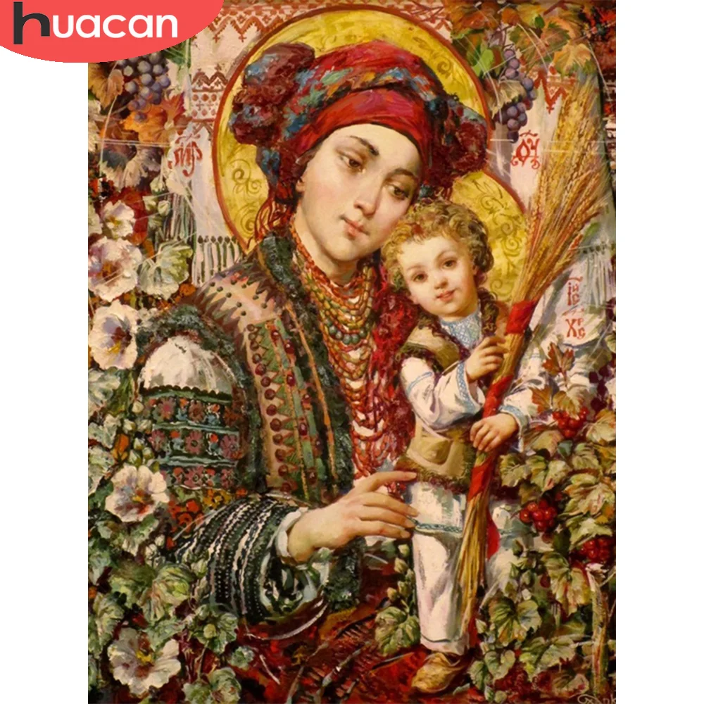 

Набор для алмазной вышивки HUACAN, полная мозаика, рукоделие, хобби, домашний декор