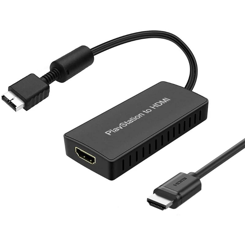 

PS1 PS2 PS3 to Converter Adapter,1080p/720p Video Converter, Output, Supports PS2 Display Modes