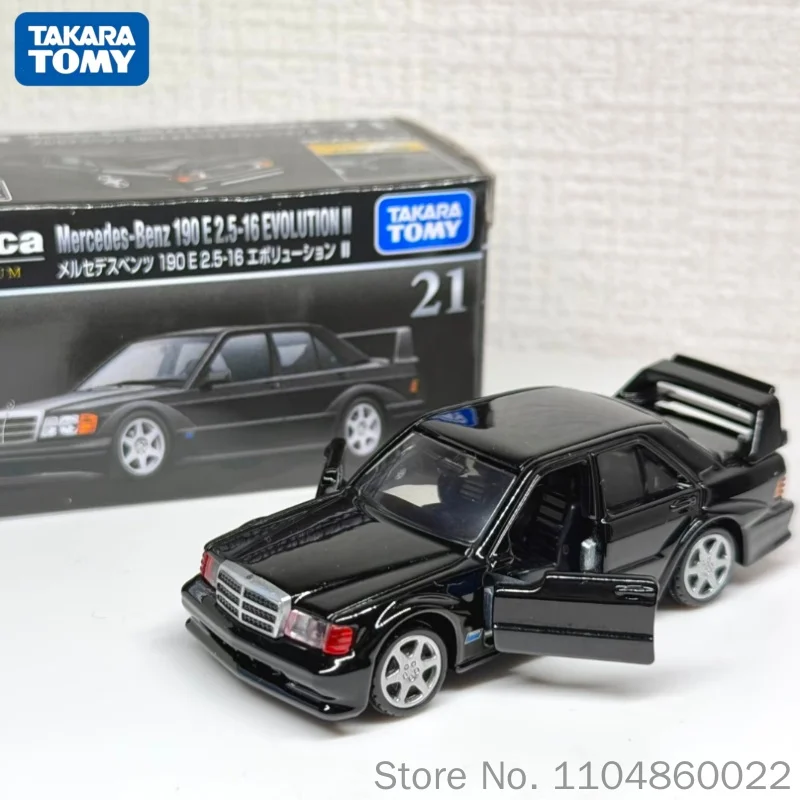 Фото Оригинальная коллекционная модель автомобиля Takara Tomy Tomica Premium Series TP21 Mercedes-Benz 190E, литая металлическая игрушка, подарок для коллекционеров №1