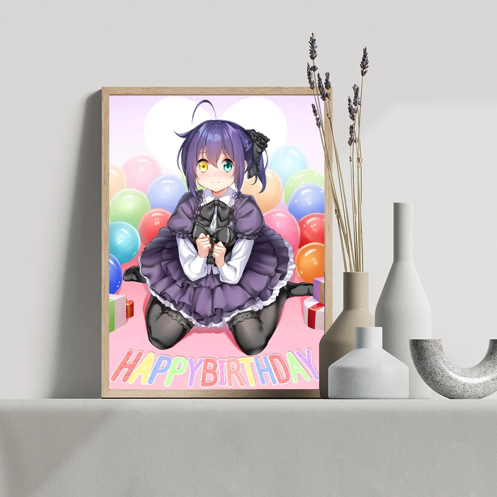 Chuunibyou Demo Koi Ga Shitai Rikka Takanashi Vintage Posters Sticky Room Home Bar Cafe Decor Kawaii