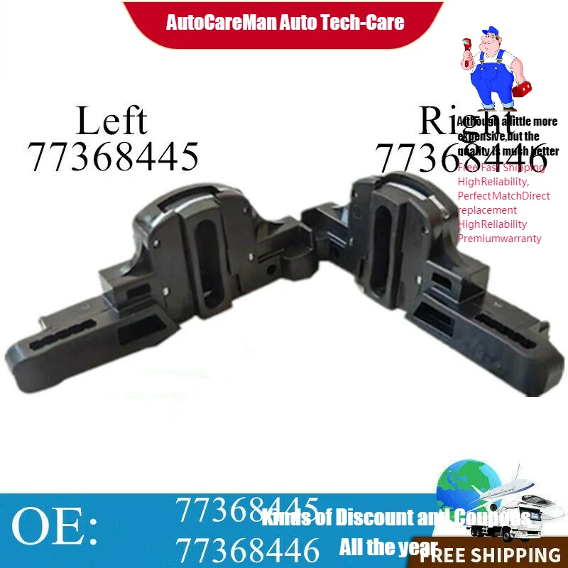 

2pcs Sunproof Clip Slideway Ceiling Bracket For Jeep Renegade 77368445 77368446