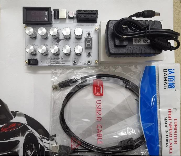 Английская версия симулятор автомобильного ЭБУ/симулятор OBD/J1939/OBD II/ELM327 тест