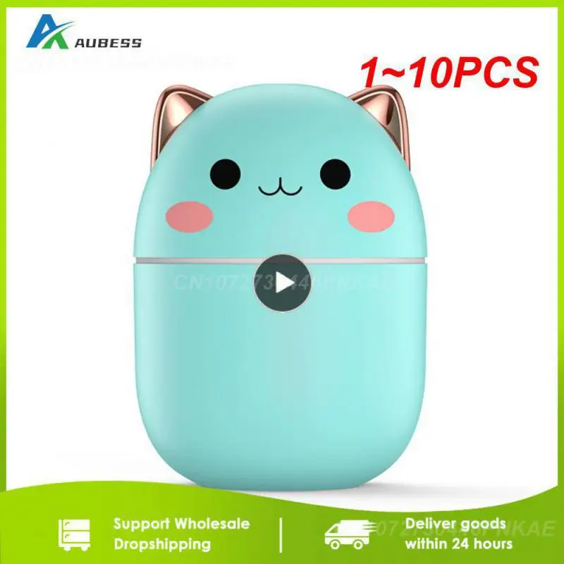 

1~10PCS Cute Air Humidifier Mini Aromatherapy Humidifiers Diffusers Essential Oil Diffuser Home Car Air Purifier Humificador
