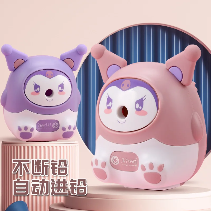 

Sanrio Kuromi Children'S Hand Pencil Automatic Pencil Sharpener Student Learning Supplies Stationery Supplies Wholesale